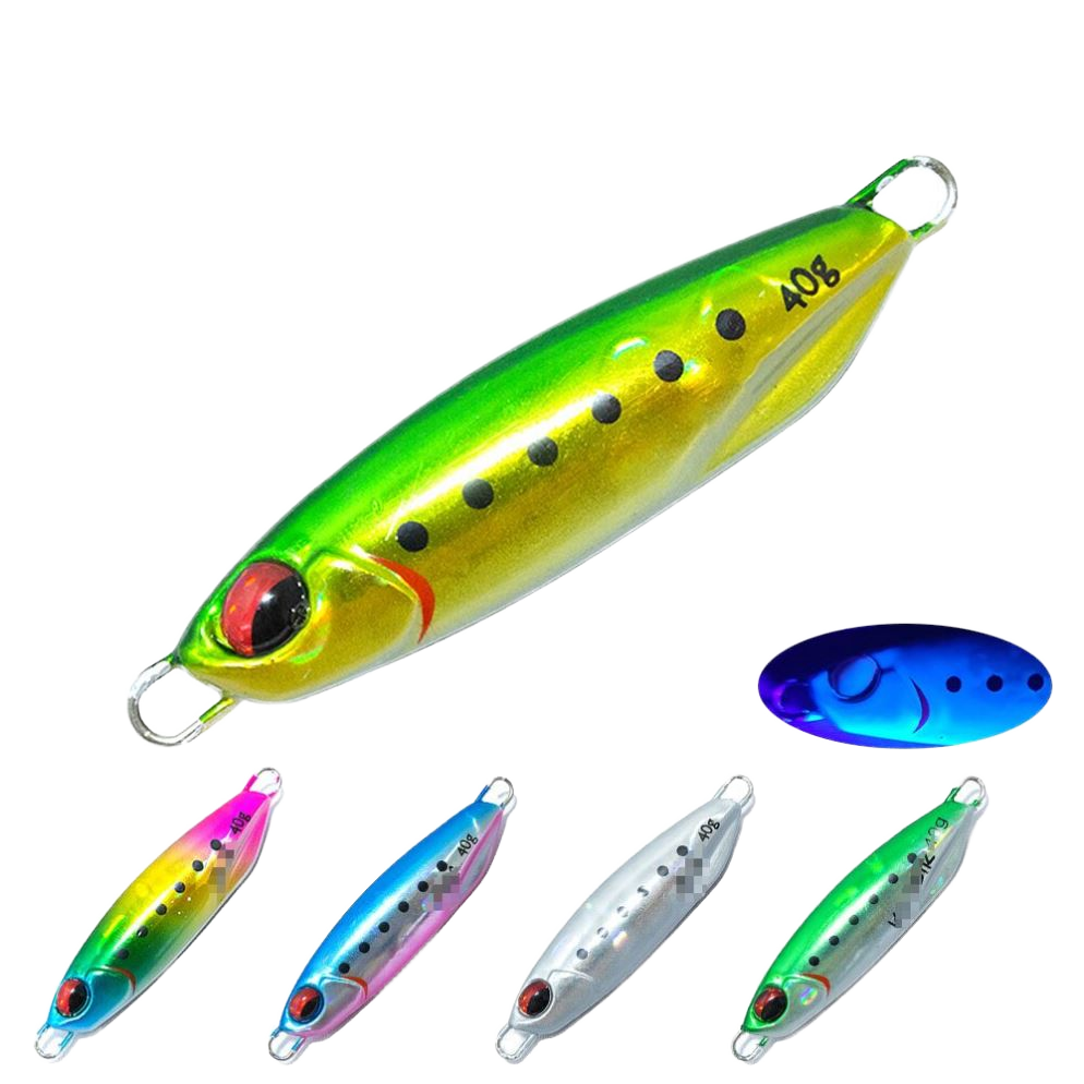 Cheery Metal Saltwater Jigging Fishing Lure for Ocean Boat River Fishing Sea Bass Cod Perch Mackerel Snapper Bass Trout Tilapia – Metal Lure – view 4