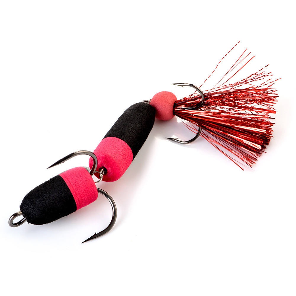 Cheery Floating Foam Bait Jig Hooks Three Anchor Barbed Hooks Bass Fishing High Carbon Steel Material Bottom Fishing Ocean Beach – Metal Lure – view 4