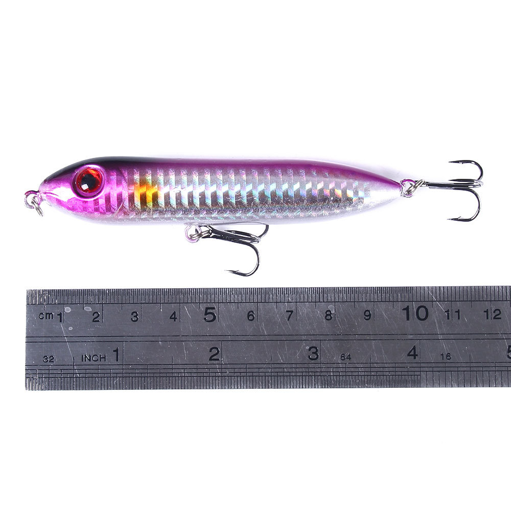 CHEERY CPE030 Metal & Plastic Artificial Hard Bait Pencil Fishing Lures with Hooks 10cm 12g for Ocean Boat Stream & Ice Fishing – Pencil – view 2