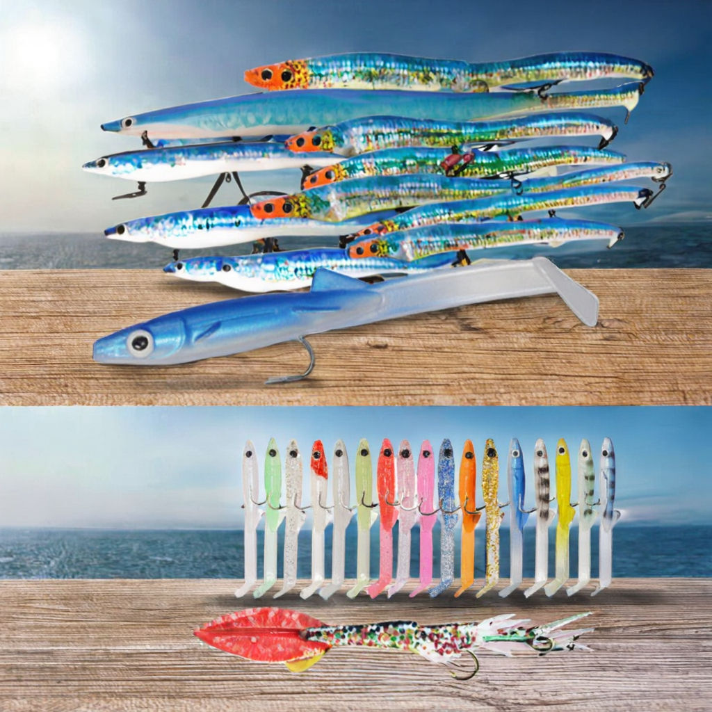 70mm 2.2g PVC Hard Bottom Bait Paddle Tail Sand Eel for Pike & Freshwater Fish-Ocean Boat River & Lake Fishing – Worms & Grubs – view 2