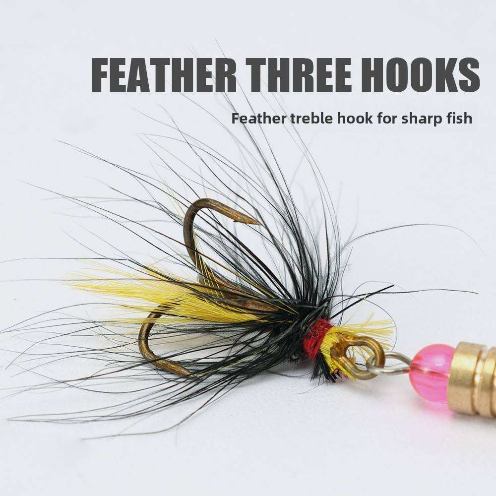 CHEERY Iron Hand-Cranked Artificial Hard Bait Spoon Spinner Lure 3.5g/4.5g/7g/12g with Hooks for Saltwater Fish Fishing – Fishing Lure – view 4