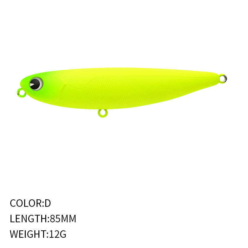 CHEERY 12g 85mm Stainless Steel Artificial Hard Bait-Printed Pencil Lure for Sea Bass Perch Snapper-Floating for Sea Float – Fishing Lure – view 5
