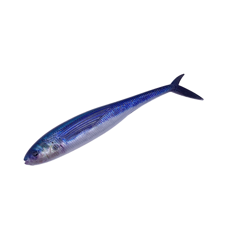 CHEERY 12cm 3D PVC Fork Tail Fishing Bait Soft Plastic Lure for Ocean Boat River Lake Sea Stream Fishing – Soft Lure – view 4
