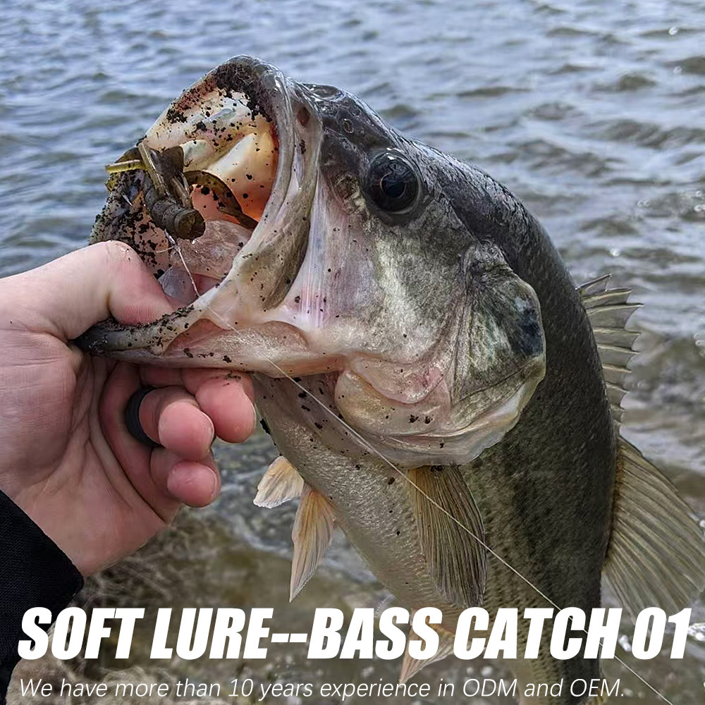 Double-Horn Shrimp Lure Stainless Steel Soft Bait 6 Pieces Fast-Sinking Bionic Artificial Bait for Sea Fishing Bass Hooks – Soft Lure – view 3