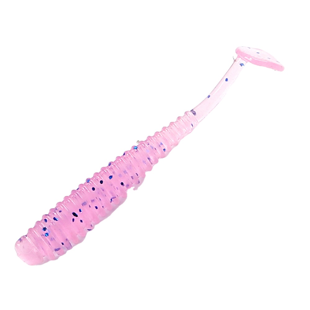 Lure T-Tail Stainless Steel Soft Bait Bottom Fishing Long-Cast Lifelike Artificial Bait 03g Soft Worm Threaded Fish Bait Fish – Worms & Grubs – view 2