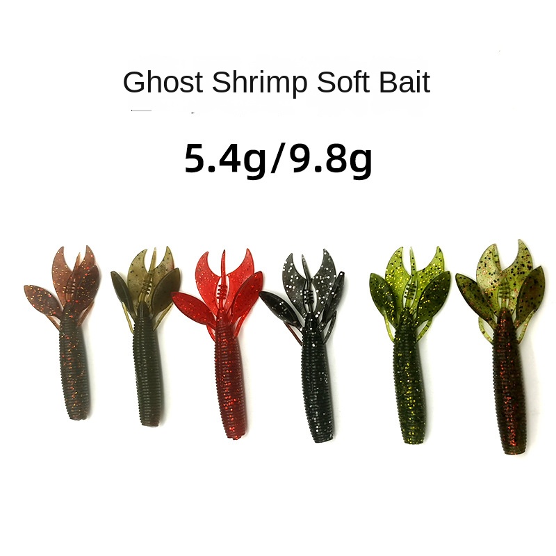 Factory Artificial Freshwater Lure Shrimp Soft Bait for Sea Fishing Saltwater Fish 6/4 Pack – Soft Lure – view 3
