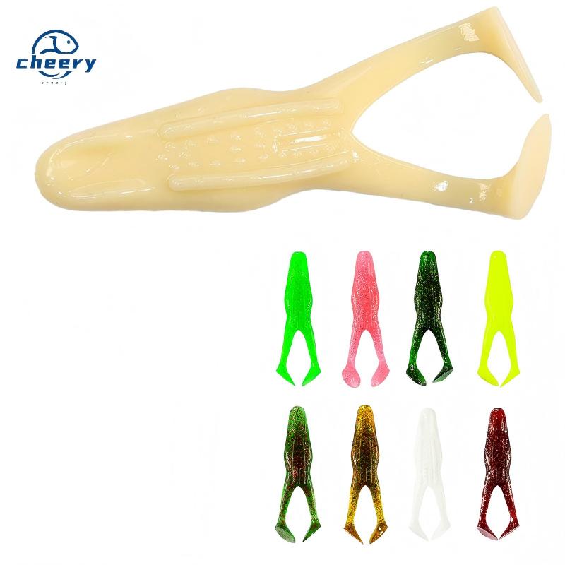 CHEERY Frog Stainless Steel Soft Lure Fishing Bait Multi-Color Bionic Bait Freshwater Black Fish Lure Simulation – Soft Lure – view 2