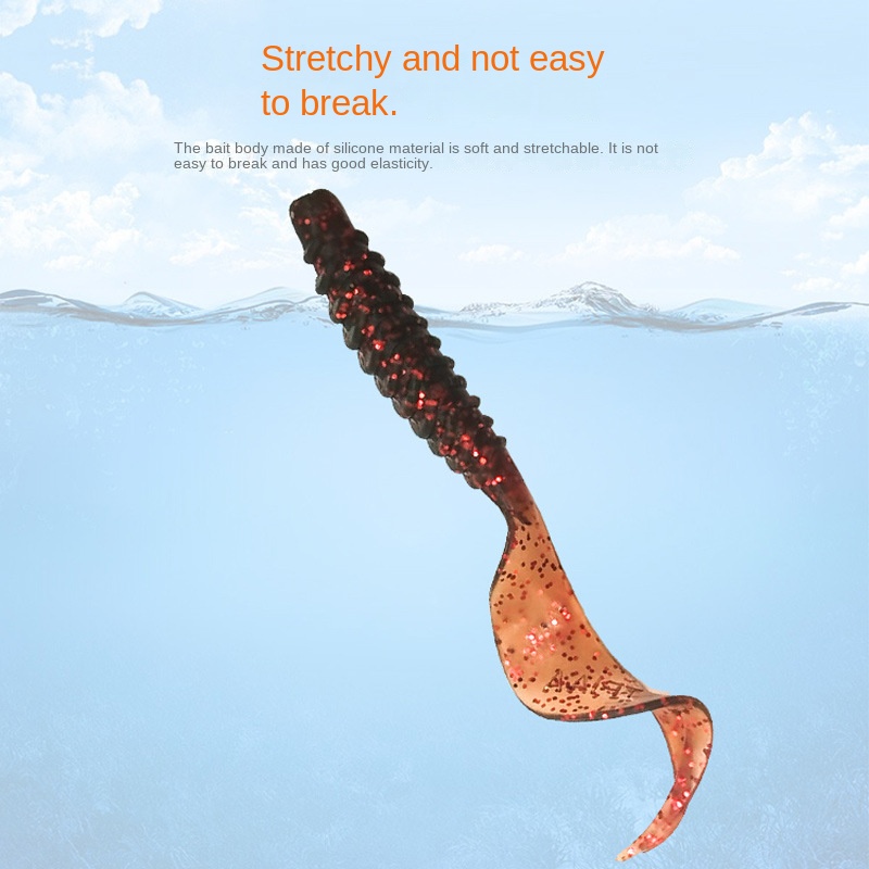 Stainless Steel Crayfish Snakehead Soft Lure Artificial Bait 80mm/3g Eight Colors Optional Pack 12 No Hooks Lifelike Bait – Worms & Grubs – view 2