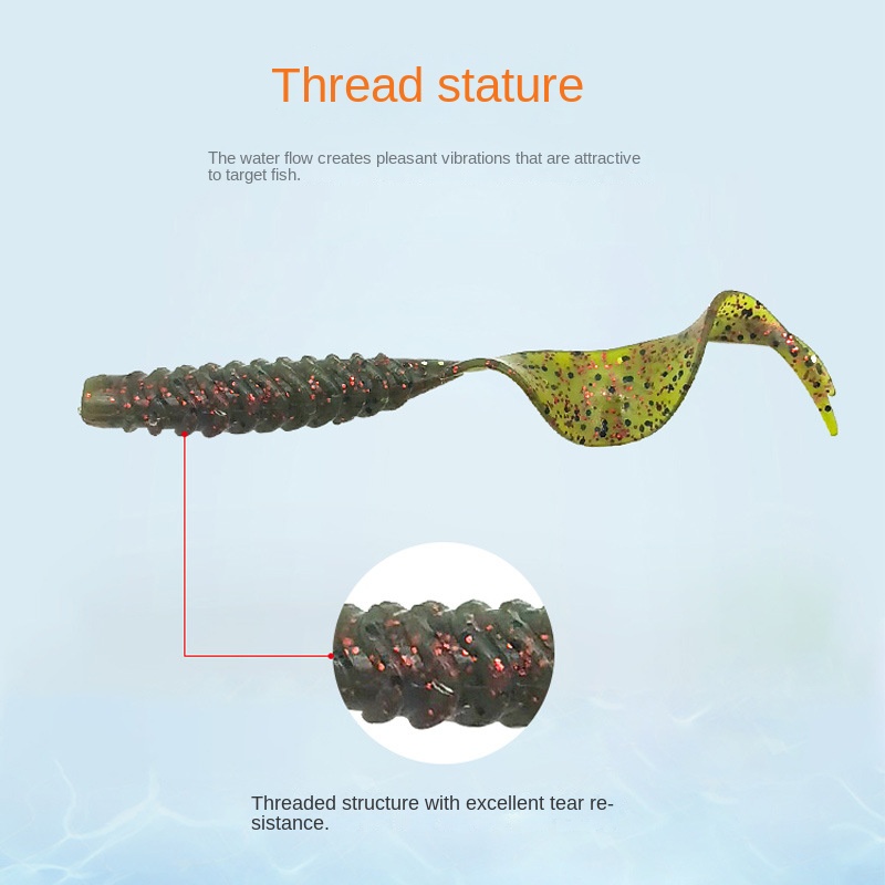 Stainless Steel Crayfish Snakehead Soft Lure Artificial Bait 80mm/3g Eight Colors Optional Pack 12 No Hooks Lifelike Bait – Worms & Grubs – view 5