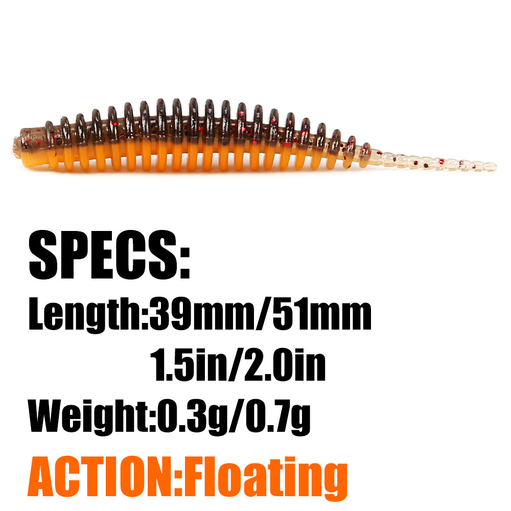 Factory Direct Sales Artificial Soft Bait Stainless Steel Without Hooks for Saltwater & Freshwater Fishing Bio-inspired Design – Worms & Grubs – view 3