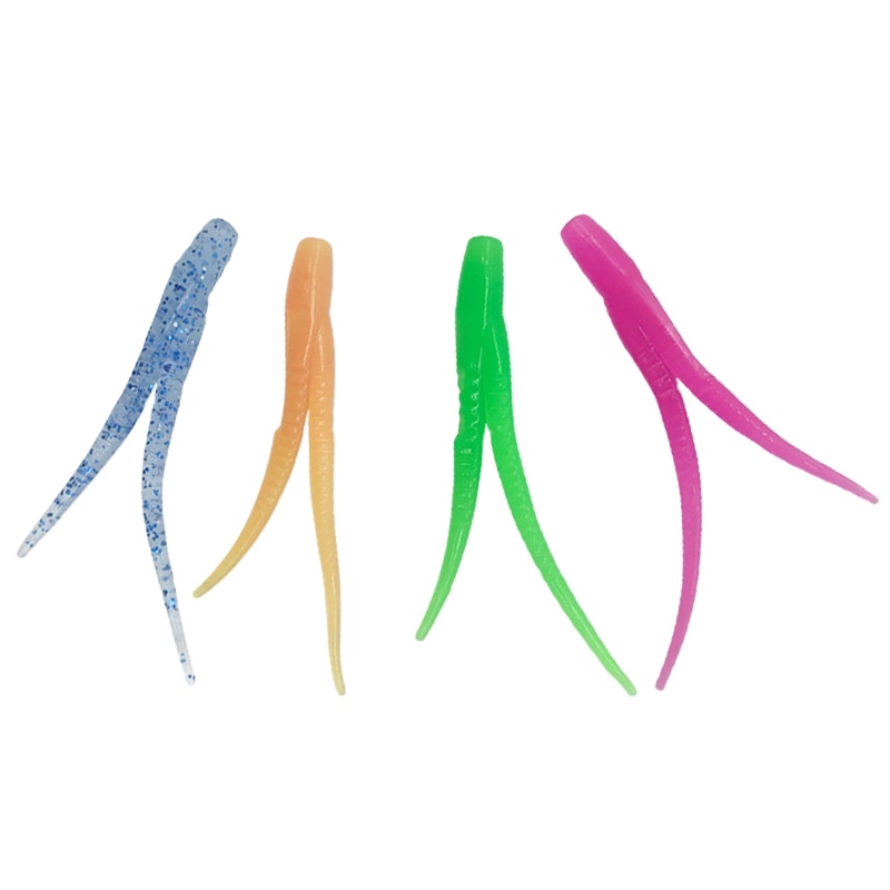 Crankbait Lure Multi-color Long-cast Bionic Artificial Soft Bait Stainless Steel Bass Fishing Jerkbait 10 Pieces/Package – Worms & Grubs – view 1