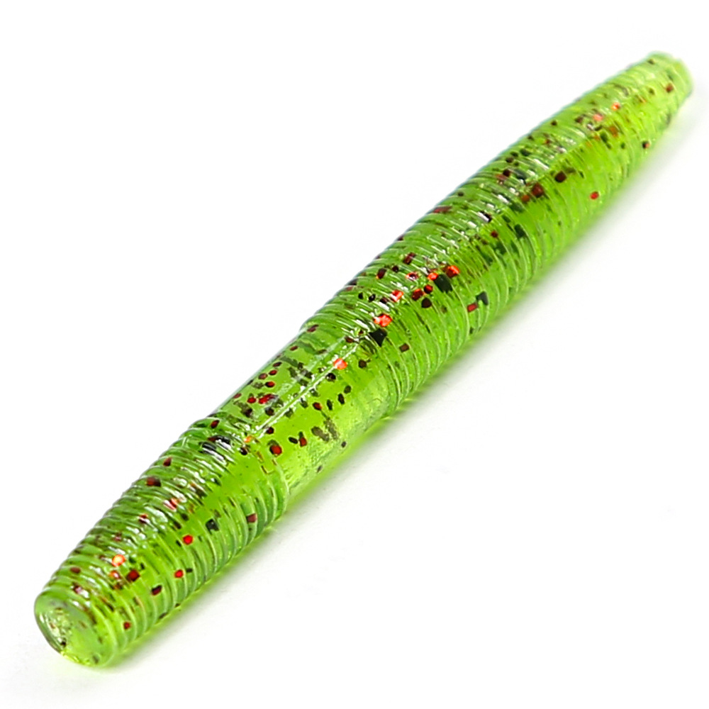 Soft Worm Floating Ned Rig Lure Artificial Soft Bait 10-Piece Without Hooks for Bass and Mandarin Fish in Black Pit – Worms & Grubs – view 1