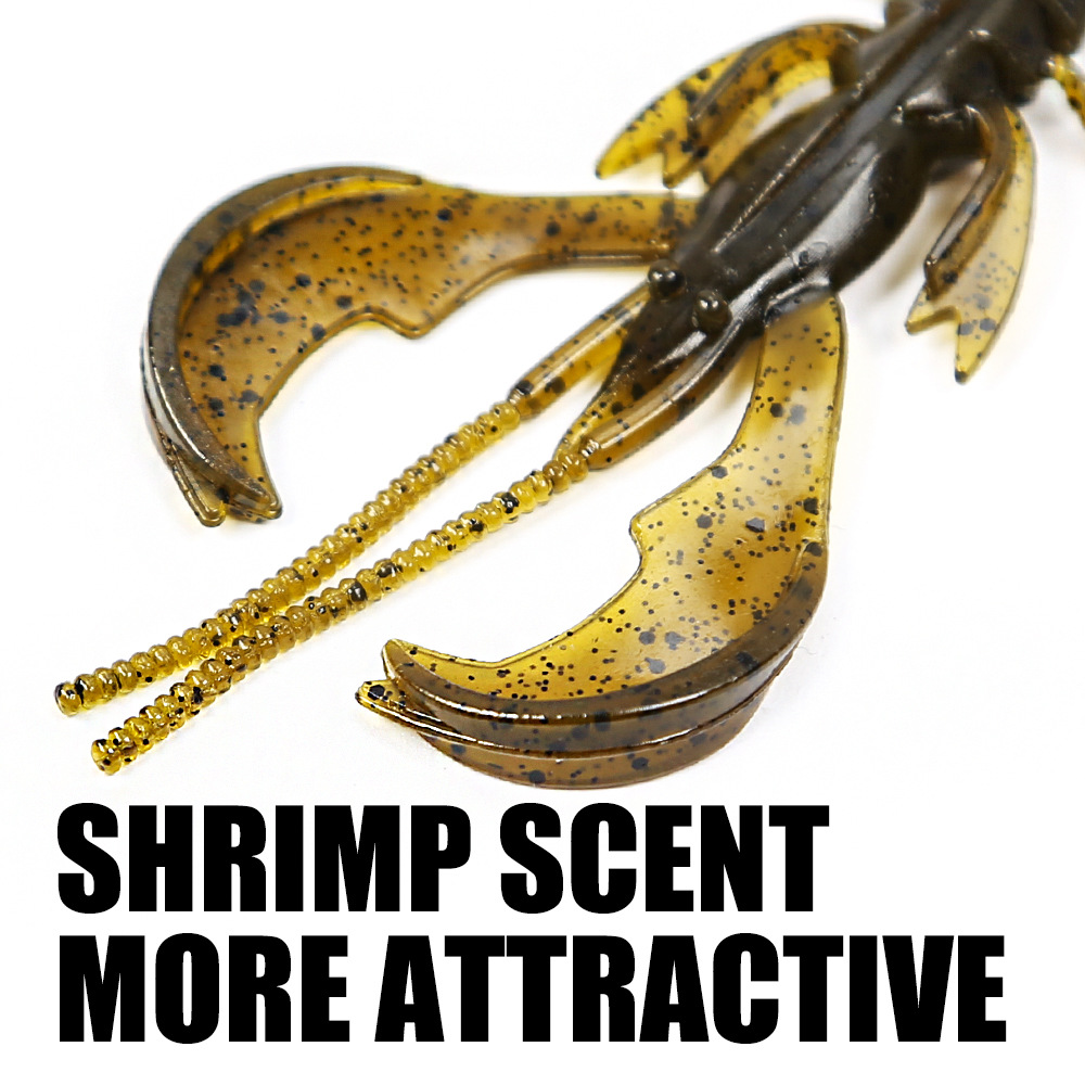 For LURE FISHING High Quality Stainless Steel Floating Goose Shrimp Artificial Soft Bait 6-Piece Set – Soft Lure – view 3