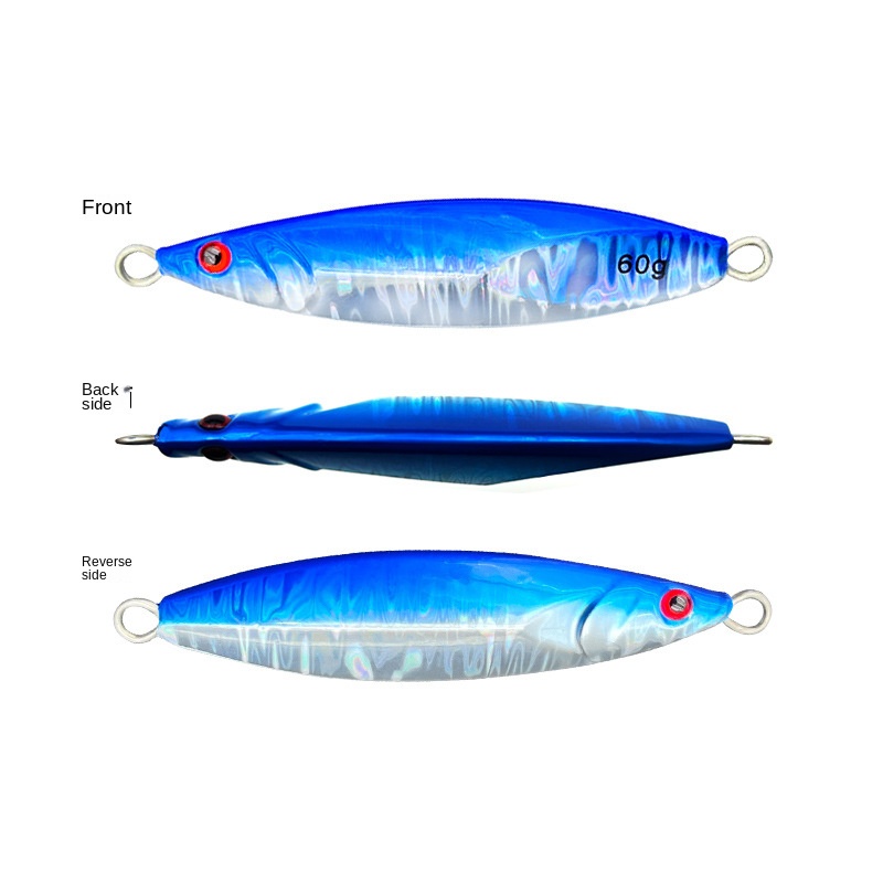 CHEERY Wholesale Lead Metal Jig Lure Bait Bare Plate Long-Range Shore Cast 40g-100g Mackerel Fishing – Metal Jig – view 2