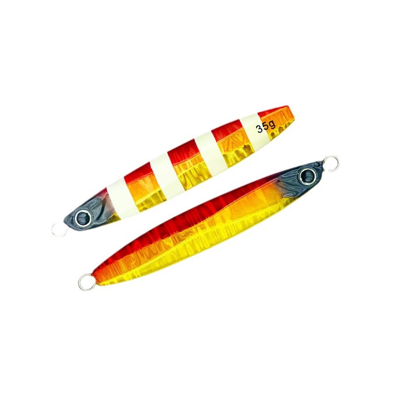 Mackerel Fast Jerking Metal Jig Lure with Iron Plate Slow Shaking Action with Hooks for Sea Fishing – Metal Jig – view 5