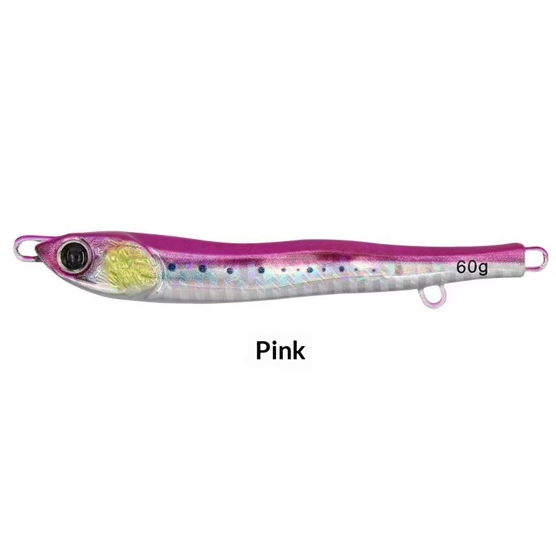 Glow-in-the-Dark Lure Little Jiaolong Iron Plate S-Shaped Lead Fish Fast-Sinking Shore Cast Jig Mackerel Sea Boat Fishing Bait – Metal Jig – view 5