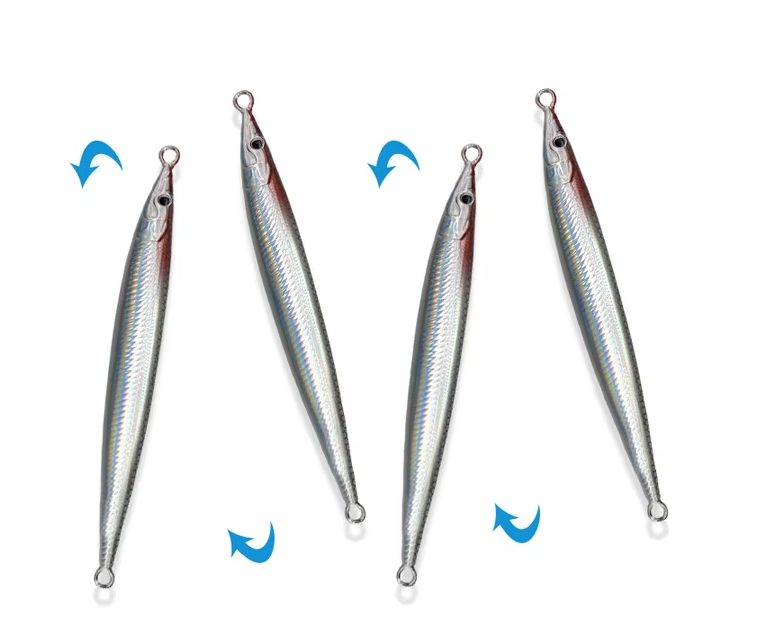 Bestseller Lead Iron Plate Jig Lure Slow-Sinking Twitching Bait Full-Depth Range Laser Glow Night-Luminous Sinking Fish – Metal Jig – view 4
