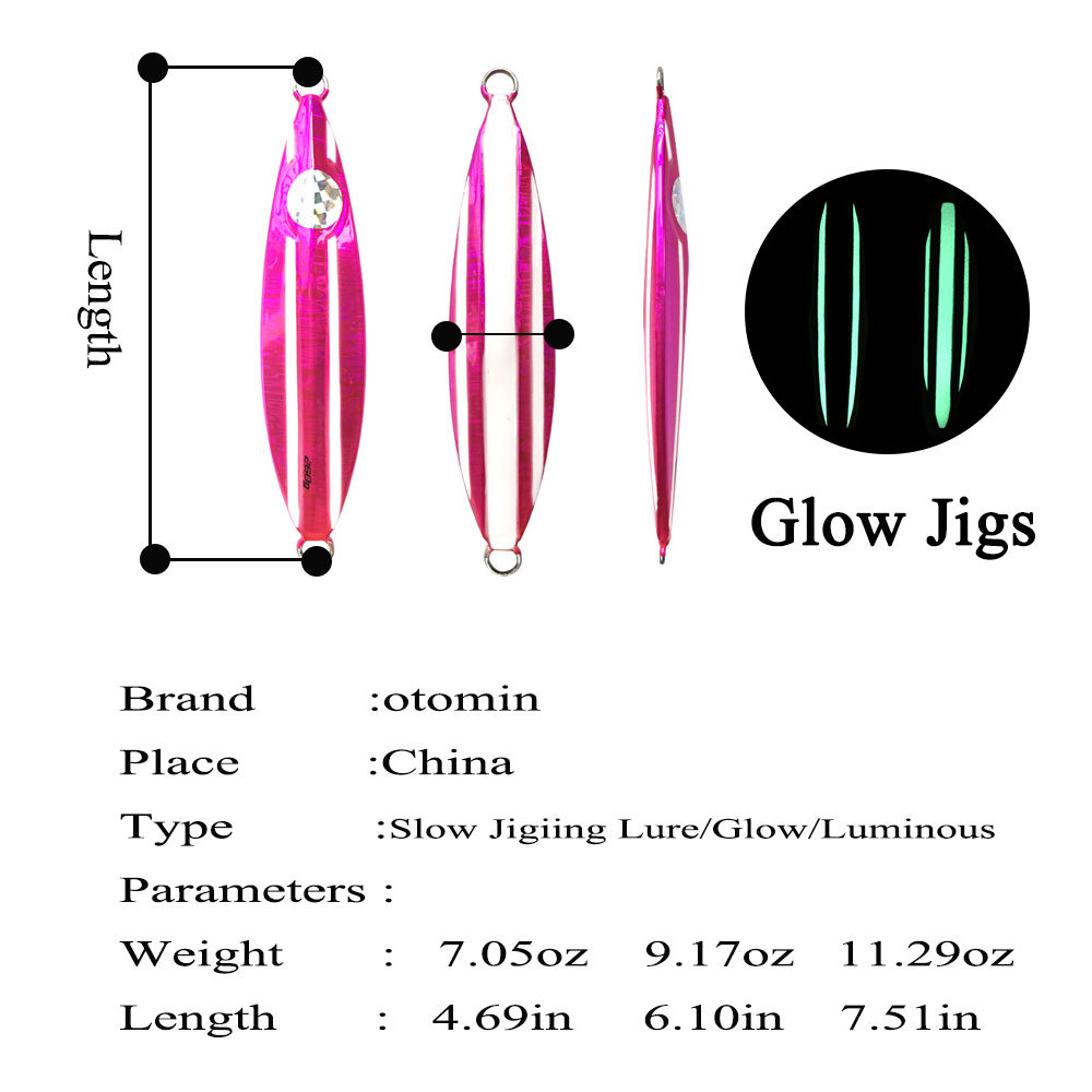 Lead Iron Plate Artificial Hard Bait Lure for Mackerel Fast-Sinking Night-Glow Laser Bionic Design Without Hooks – Metal Jig – view 3