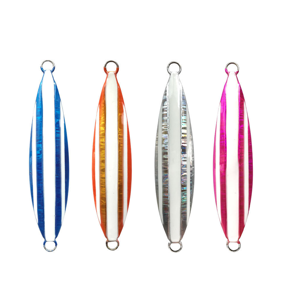Lead Iron Plate Artificial Hard Bait Lure for Mackerel Fast-Sinking Night-Glow Laser Bionic Design Without Hooks – Metal Jig – view 2