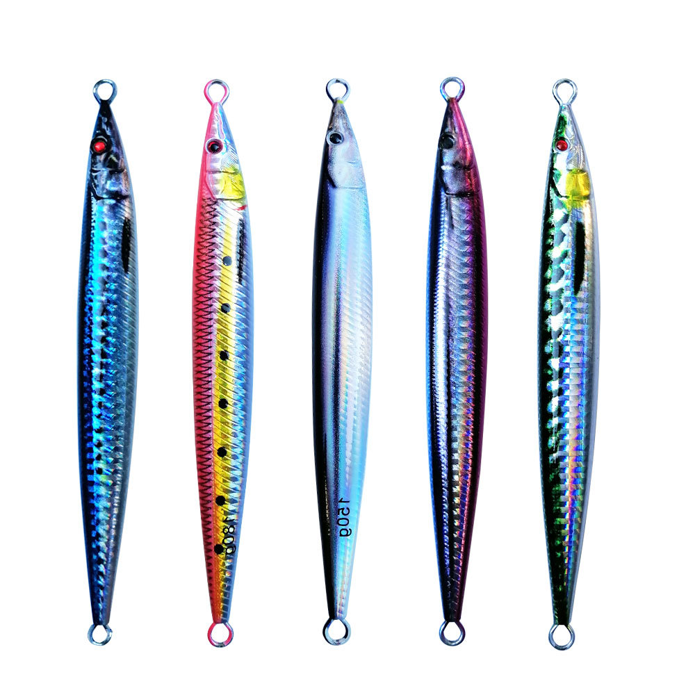 Sea Fishing Boat Casting Artificial Hard Bait Jig Lure Iron Plate Lead Alloy 150g 180g Long-Range All-Layer for Saltwater Fish – Hard Lure – view 1
