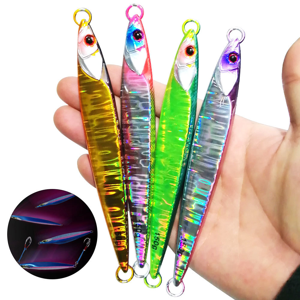 CHEERY Lead Fish Slow-Jigging Metal Lure Slow-Sinking 150g 180g 210g Sea Fishing Boat Fishing Mackerel Artificial Bait – Hard Lure – view 5