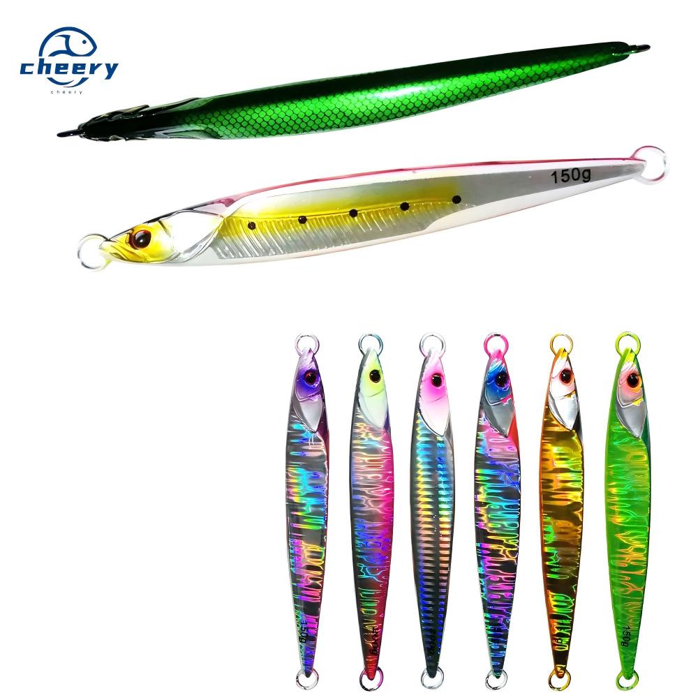 CHEERY Lead Fish Slow-Jigging Metal Lure Slow-Sinking 150g 180g 210g Sea Fishing Boat Fishing Mackerel Artificial Bait – Hard Lure – view 1
