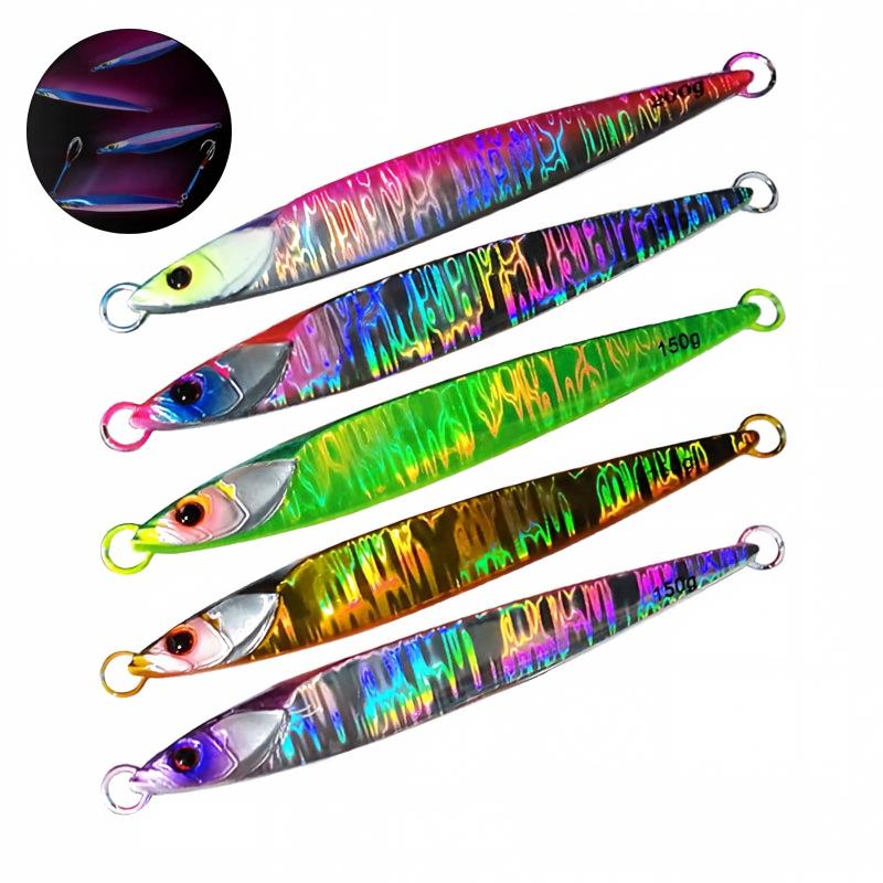 CHEERY Lead Fish Slow-Jigging Metal Lure Slow-Sinking 150g 180g 210g Sea Fishing Boat Fishing Mackerel Artificial Bait – Hard Lure – view 4