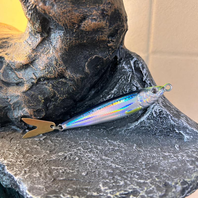 Lure UV Metal Jig Little Sprite 3D Printed Iron Plate Bare Glow-in-the-Dark Saltwater Fish 40g 60g 80g V-Shape Sequin – Metal Jig – view 2