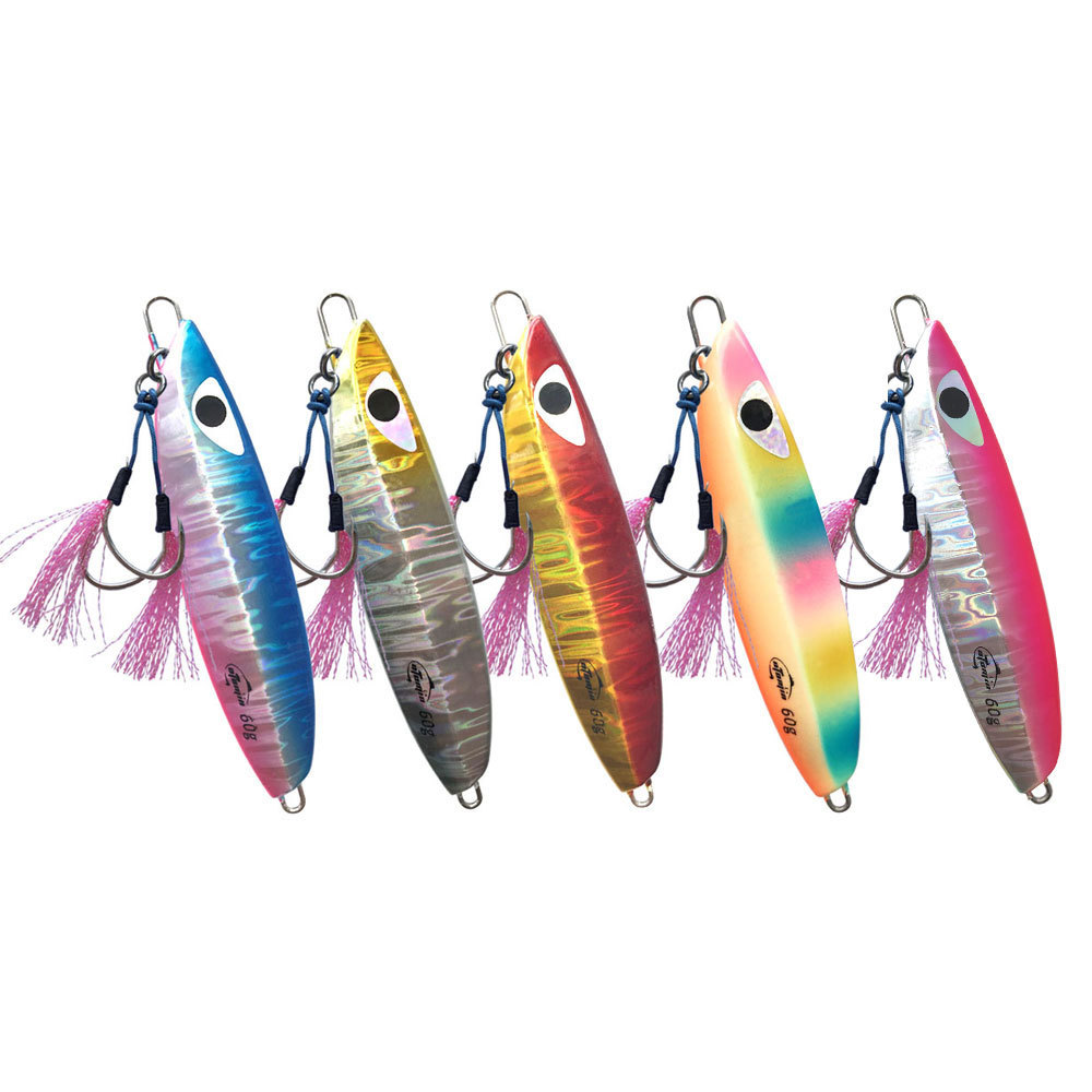 CHEERY Metal Jig Artificial Hard Bait Wholesale Glow-in-the-Dark Falling Slow-Rolling Lead Fish Bare Plate No Hooks 100g-400g – Hard Lure – view 5