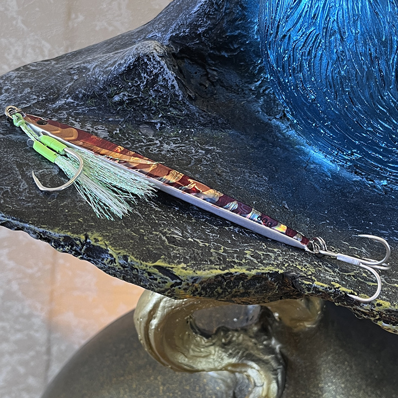 Factory Price High Quality Lead Metal Jig Lure Artificial Hard Bait with Hooks 60g Bare Plate – Metal Jig – view 4
