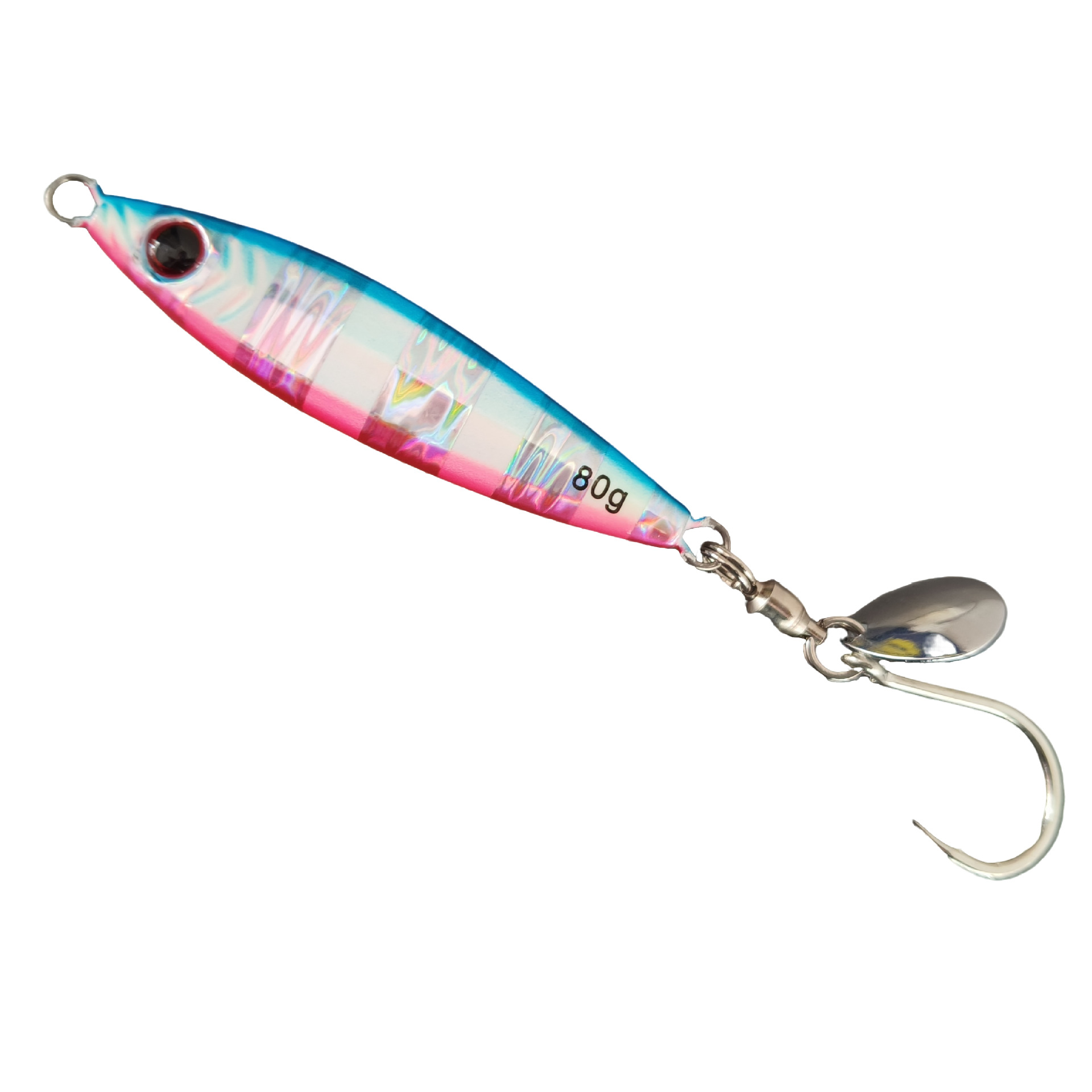 Iron Plate Bait Artificial Hard Bait for Mackerel Grouper Cod Hairtail-Sea Fishing Boat Fishing 60g 80g 100g – Metal Jig – view 5