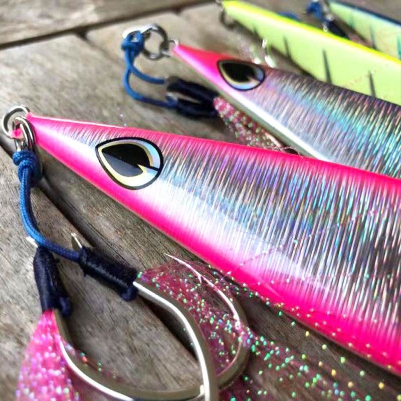 Slow-Rolling Iron Plate Lure Lead Fish 80/100g 150g 200g 250g 300g Mackerel Sea Fishing Boat Fishing Artificial Bait – Hard Lure – view 5