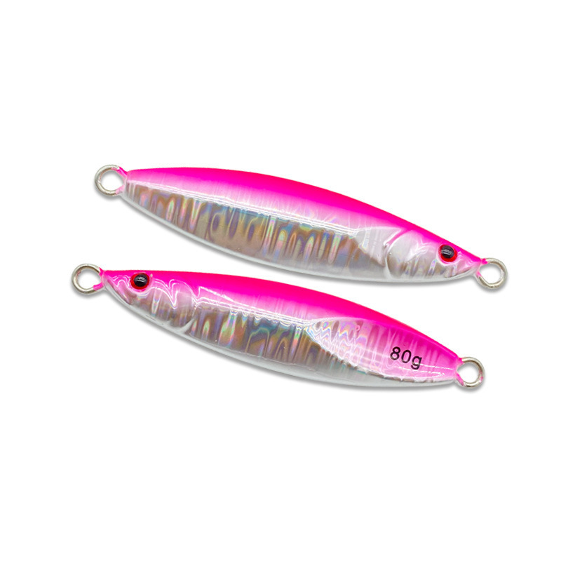 CHEERY Wholesale Mackerel Metal Lure Iron Plate Bait Slow Shake Shore Casting Long-Range Jig 40g 60g 80g 100g – Hard Lure – view 3