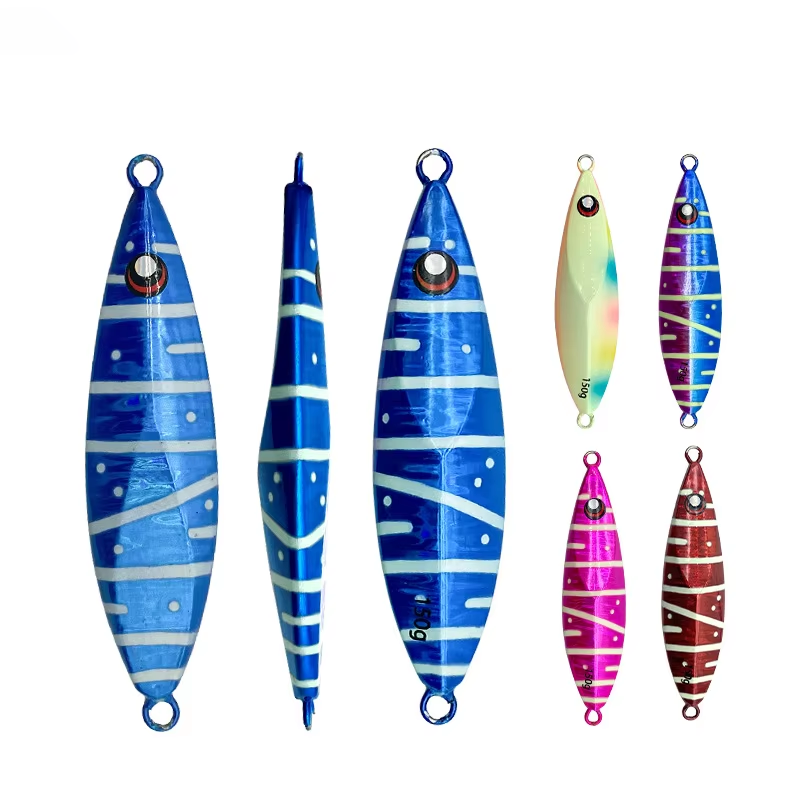 Lure Metal Jig 150-200g Luminous Drift Slow Shake Lead Fish Bare Plate Artificial Hard Bait No Hooks Hot Sale – Hard Lure – view 5