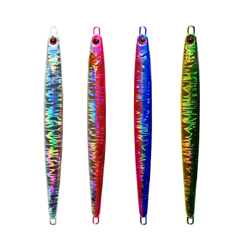 Fast-Sinking Iron Plate Lure Jerkbait Sea & Boat Fishing 60g/80g/100g Lead Without Hooks for Mackerel Cutlassfish – Hard Lure – view 1