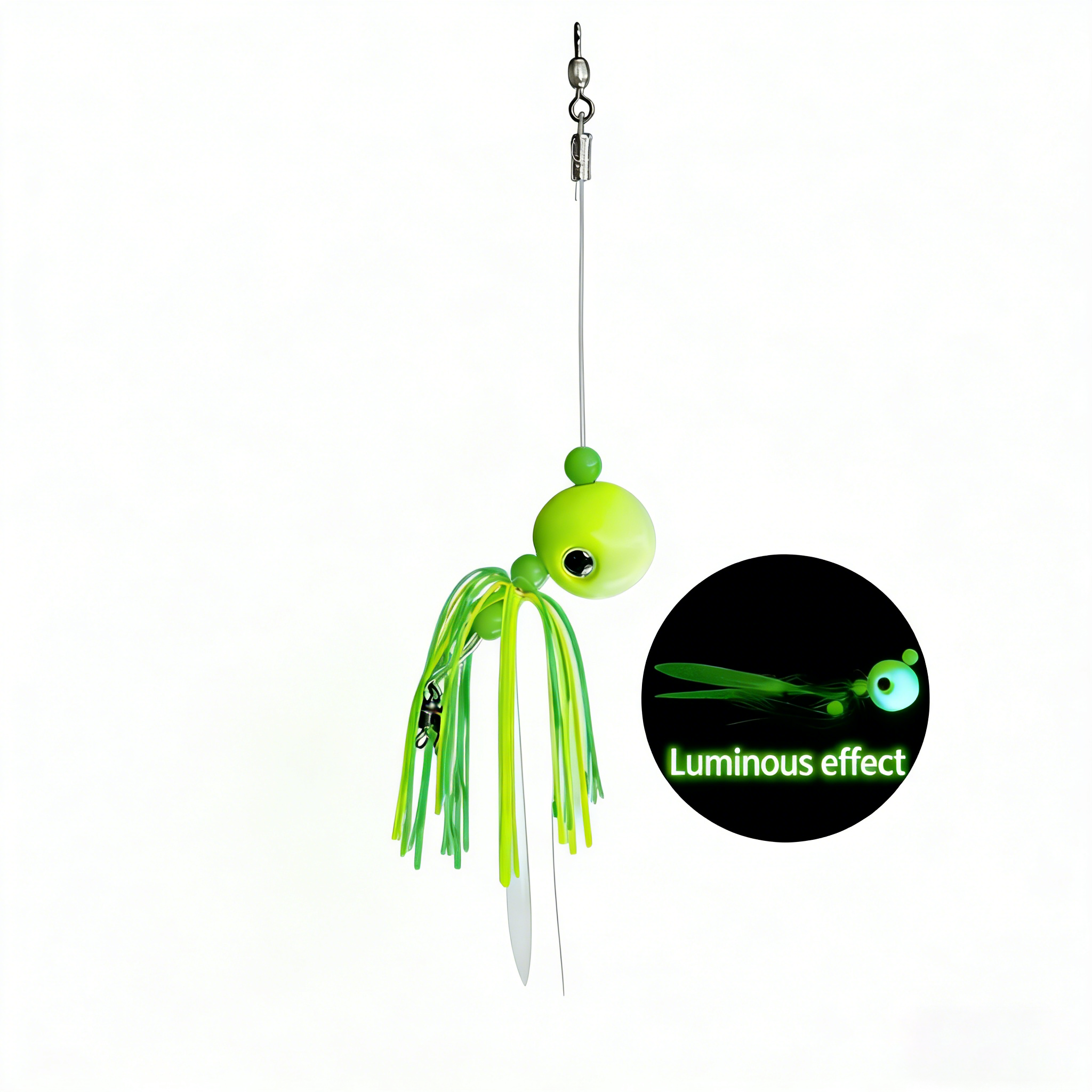 Chinese Factory Glow-in-the-Dark Metal Jig Artificial Hard Bait for Sea Fishing Cod-80g/100g/150g/200g – Hard Lure – view 2