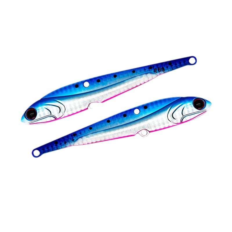 Glow-in-the-Dark Sea Fishing VIB Lure Metal Jig Bait Artificial Heavy 70g Sinking Fish Bait Enhanced Three Hooks Saltwater Fish – Hard Lure – view 1