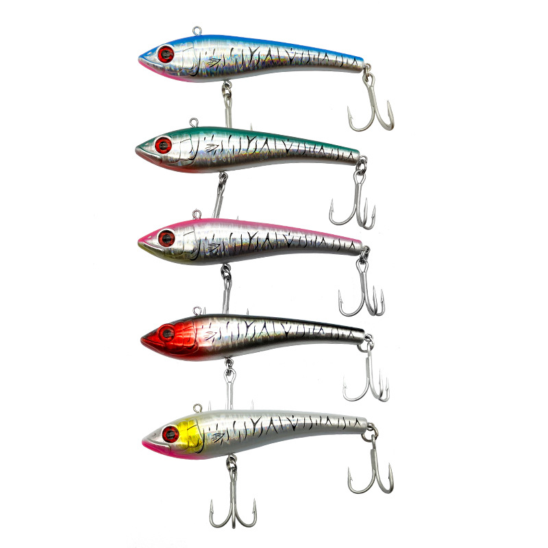 Factory Direct Supply Exclusive Stainless Steel VIB Long-Cast Sinking Artificial Hard Bait for Tuna & Mackerel 70g – Hard Lure – view 5