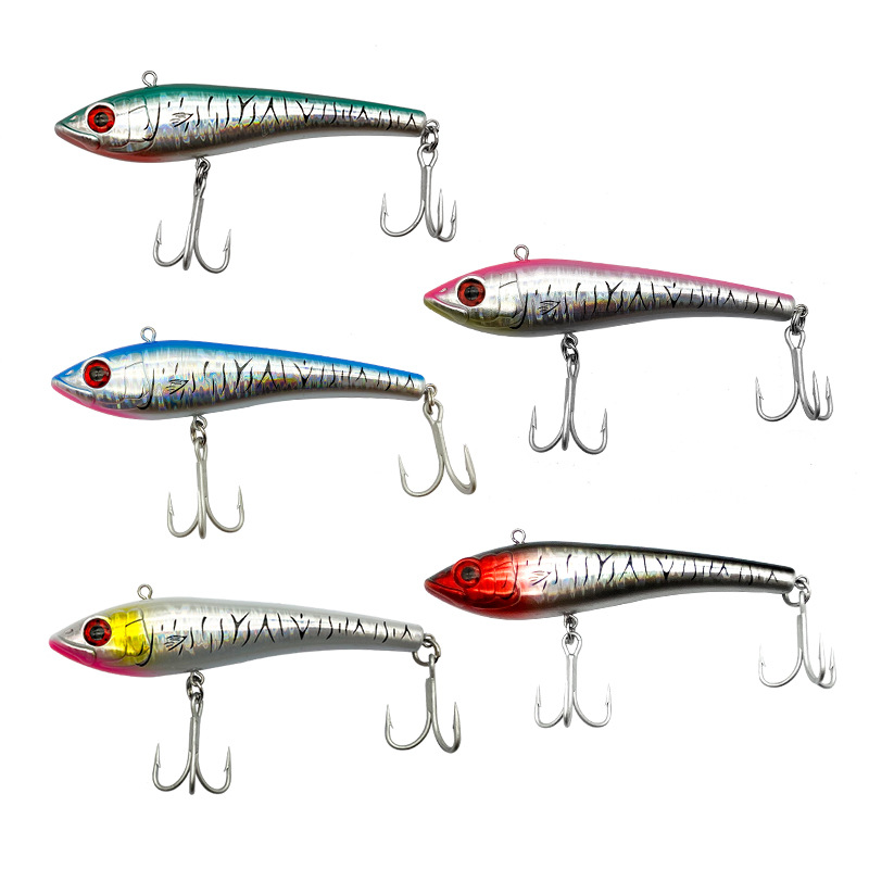 Factory Direct Supply Exclusive Stainless Steel VIB Long-Cast Sinking Artificial Hard Bait for Tuna & Mackerel 70g – Hard Lure – view 1