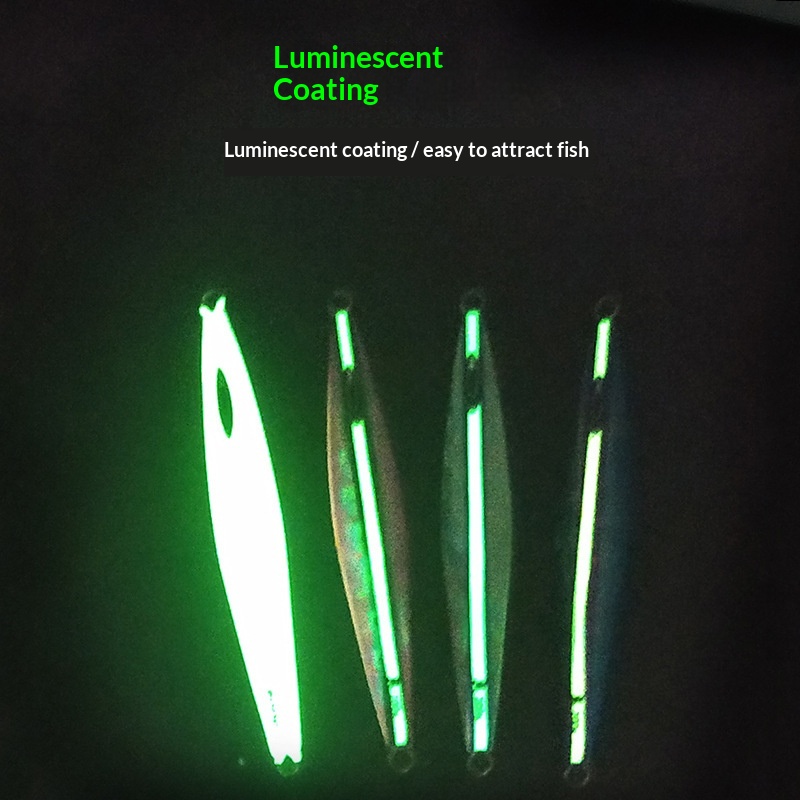 CHEERY Lead Metal Jig Fish Lure for Sea Fishing Glow-in-the-Dark Laser Bionic Artificial Bait Fast-Sinking for Mackerel – Hard Lure – view 4