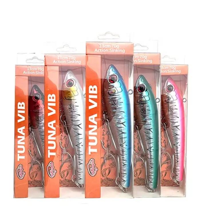 CHEERY Cross-Border Exclusive Stainless Steel VIB Long-Cast Sinking Artificial Hard Bait for Tuna & Mackerel 70g – Hard Lure – view 5