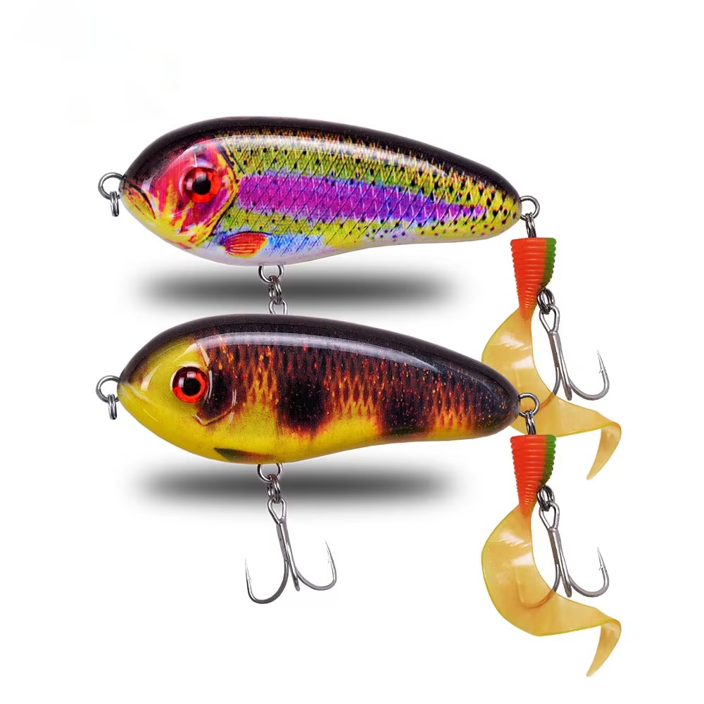Lure 25g Freshwater Biomimetic Artificial Fish Jerkbait Solid Slow-Sinking Pike Lure Bait 60-115mm 35 – Hard Lure – view 1