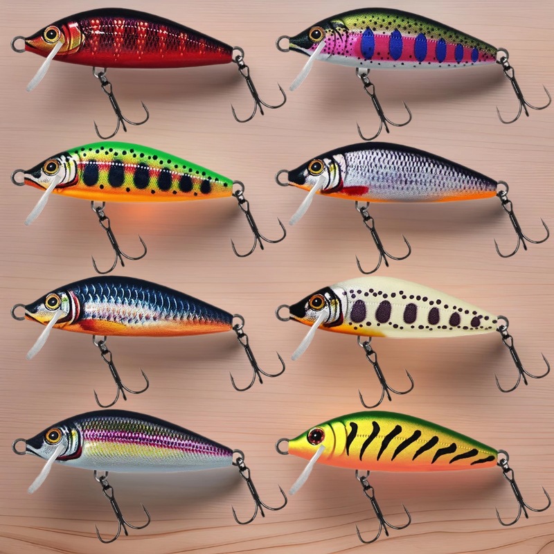 CHEERY Lure Twitching Sinking Minnow Artificial Hard Bait 5cm 5g 13 Colors Plastic Stream Bionic Bait Tilapia Cross-border – Hard Lure – view 5