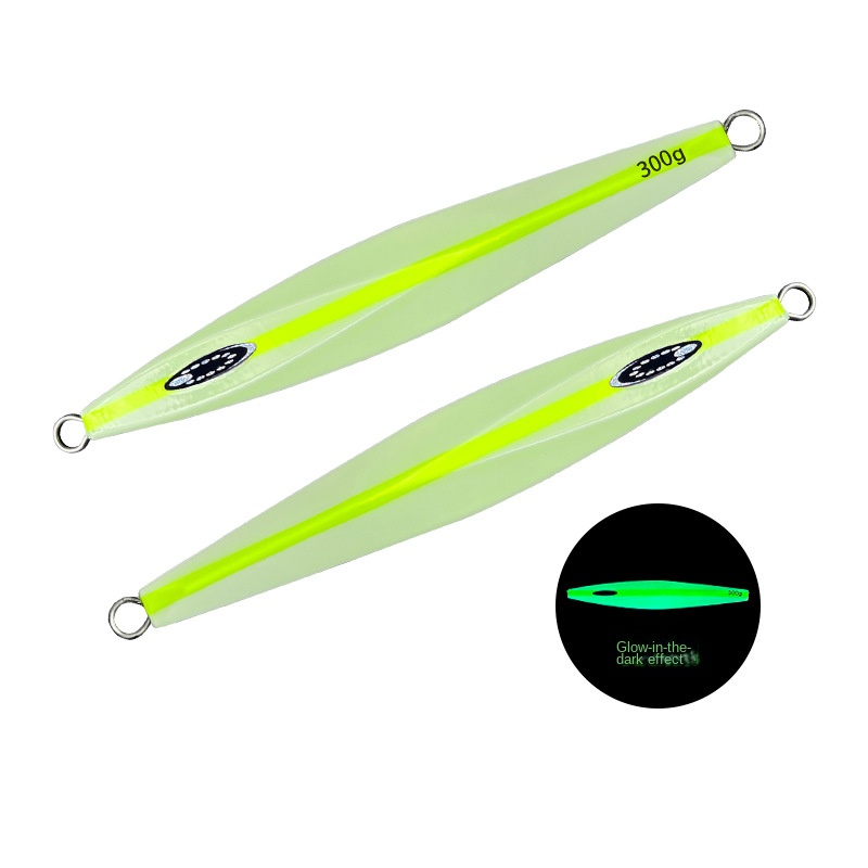 Manufacturer Sea Fishing Fast-Sinking Iron Plate Lure Noctilucent Laser Metal Jig Lead Fish Quick-Pull Artificial Bait Mackerel – Hard Lure – view 2