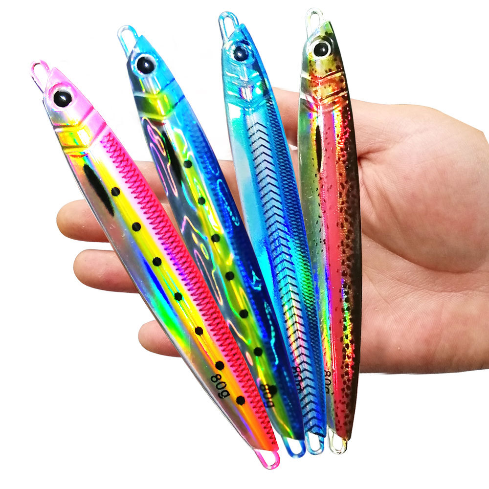Bestseller Printed Slow-Rolling Iron Plate Lure UV 3D-Printed Crankbait Sea Fishing Boat Fishing Mackerel Metal – Hard Lure – view 1