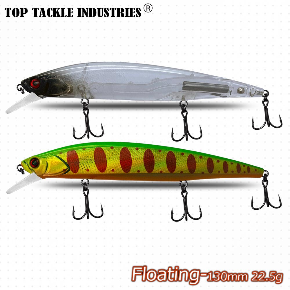 Long-Cast Floating Minnow 130mm 225g Artificial Hard Bait Jerkbait Plastic Lifelike Without Hooks – Hard Lure – view 4
