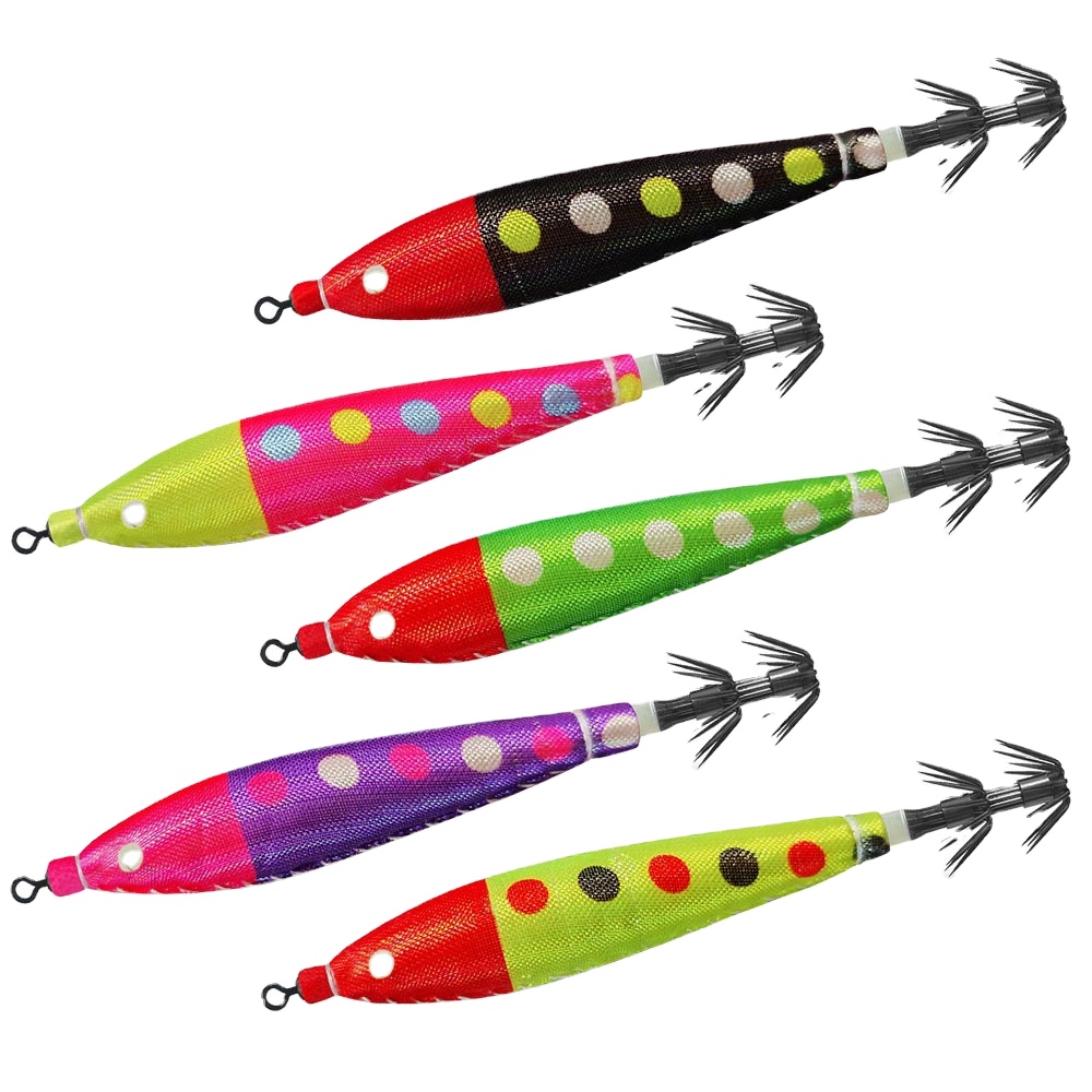 CHEERY Fishing Tackle 2026 New Stainless Steel Squid Cloth Roll No 4 Fully Luminous Double-Layer Umbrella Hook Rocket Squid – Hard Lure – view 1