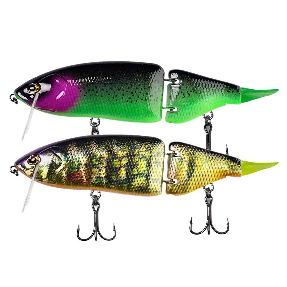 Artificial Hard Bait Lure Plastic Floating Swimbait Hooks 165mm 60g / 135mm 33g Multi-segment Bass Bait 47~60 Colors – Hard Lure – view 2