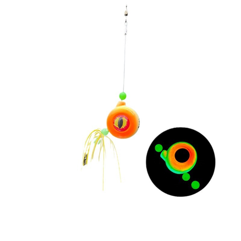 Sea Fishing Boat Fishing Hot-Moon Bait Luminous Whiskered Man Lure Slow Jigging Bait Metal Cod 100g 150g 200g – Hard Lure – view 5