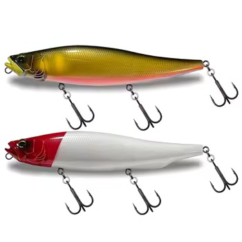 CHEERY Artificial Hard Bait Lure Stainless Steel Wire Floating Pencil 22cm 130g 16 Colors Fishing Golden Eye Bass Peacock – Hard Lure – view 5
